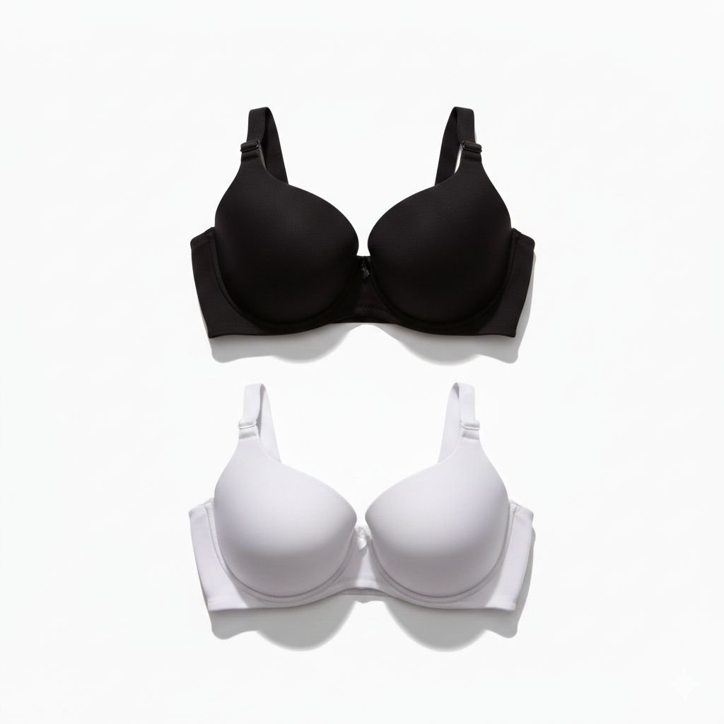 2pk Silk Wierd Full Cup T-shirt bra